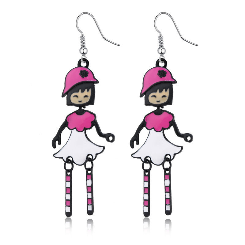 Alloy little girl ear hook (Minimo de Compra 3) MIC-JueJ012