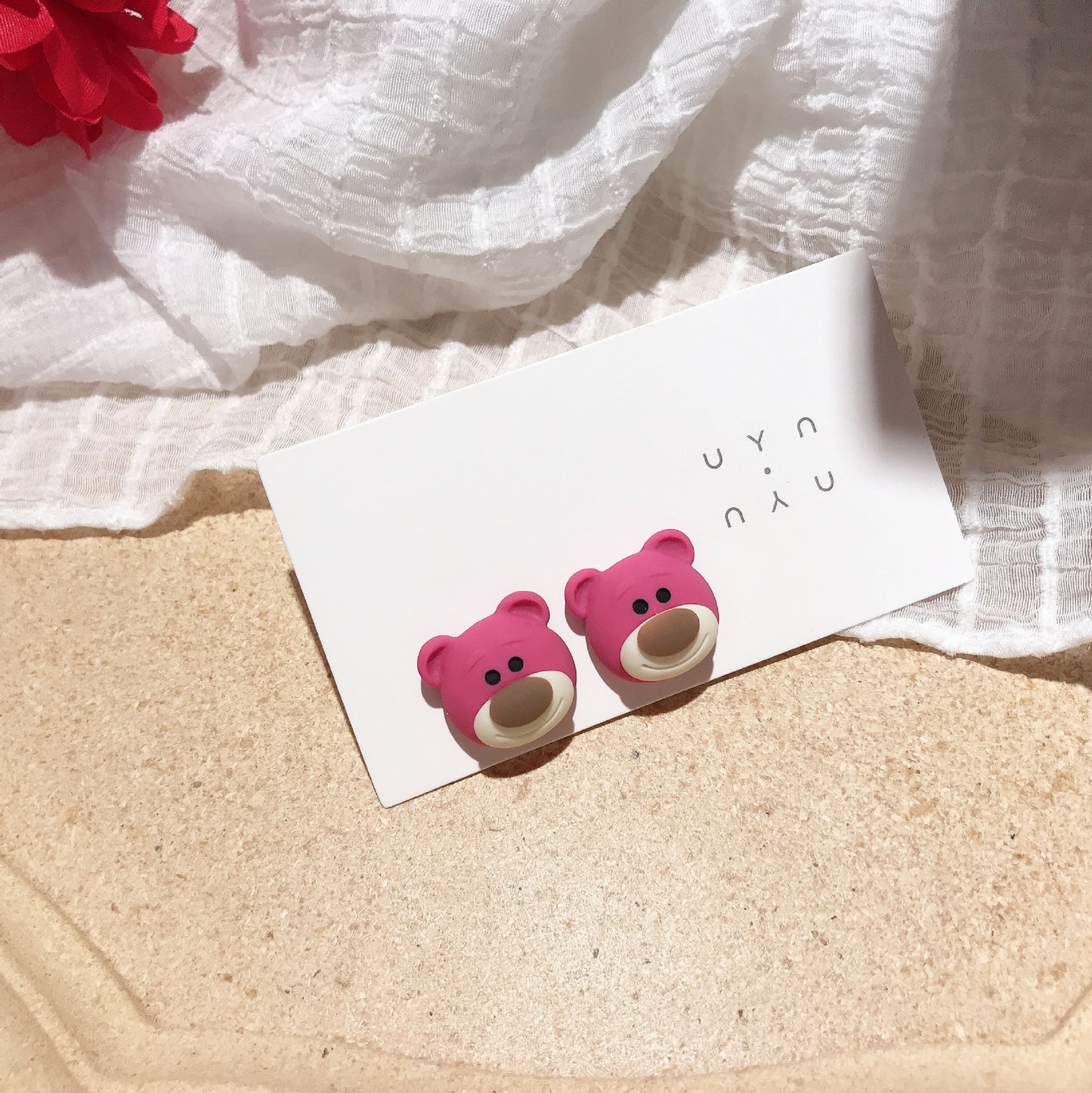 Alloy Sweet Personalized Cartoon Earrings YiJ020