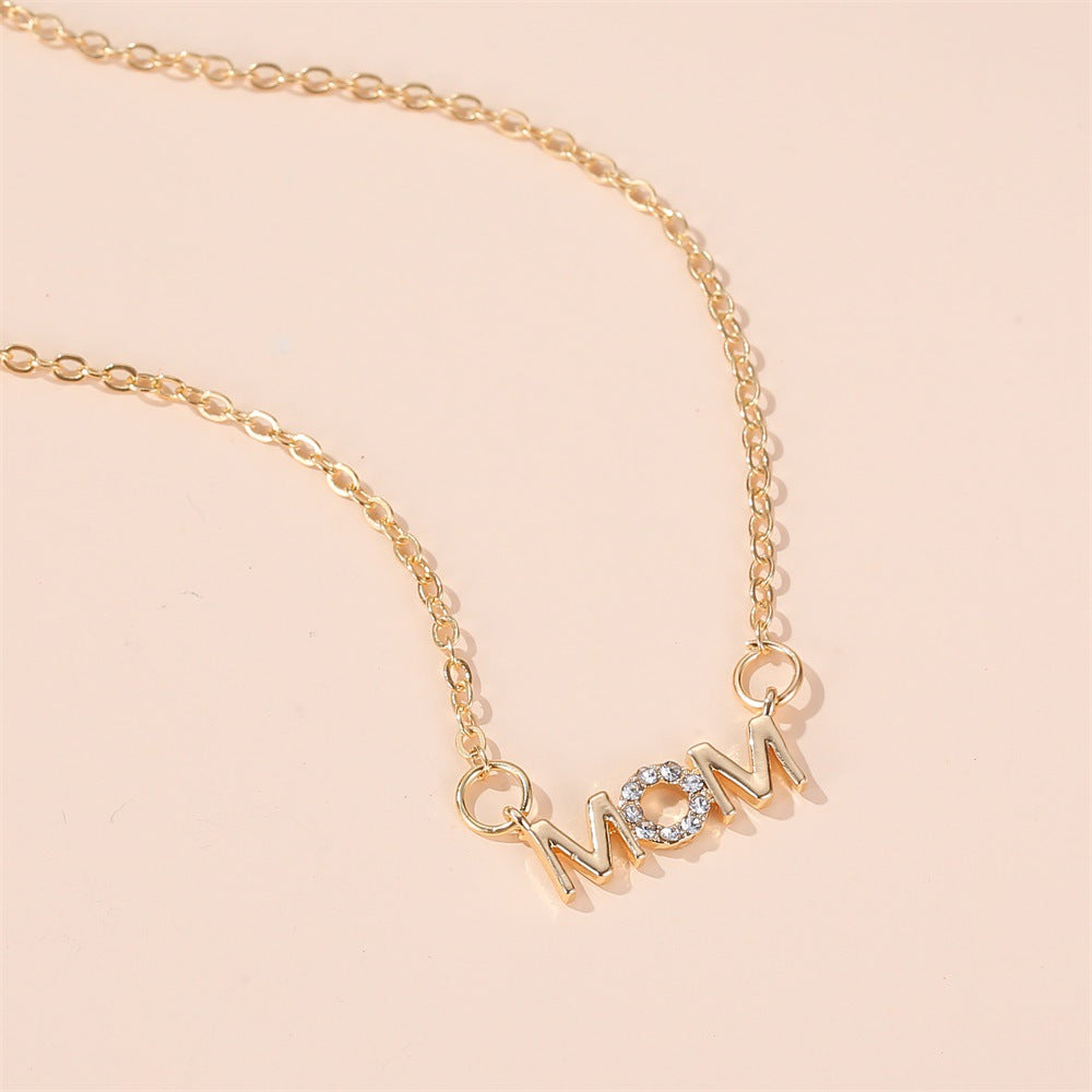 Alloy MOM Mother's Day Necklace MIC-MiaoY043