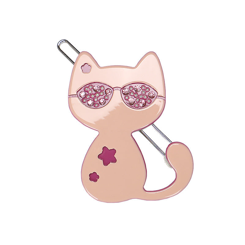 Acetate board cat hair clip (Minimo de compra 2) MYA-PeiY003