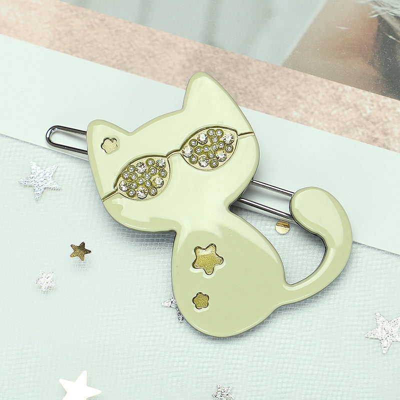 Acetate board cat hair clip (Minimo de compra 2) MYA-PeiY003