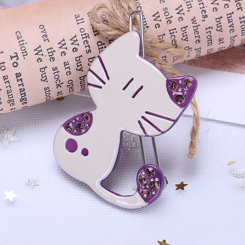 Acetate board cat hair clip (Minimo de compra 2) MYA-PeiY003