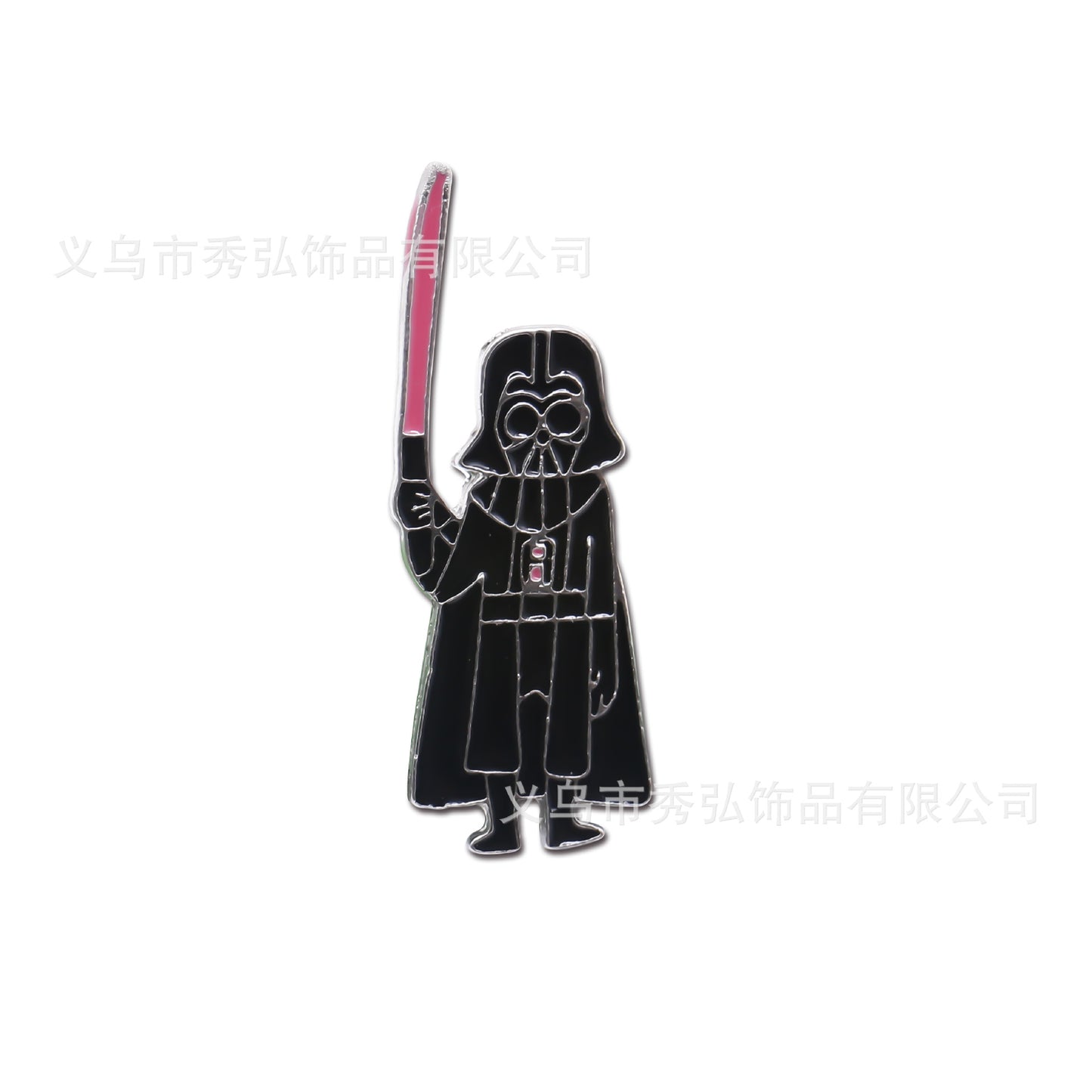 Alloy black samurai brooch (Minimo de Compra 3) MIC-XiuH010