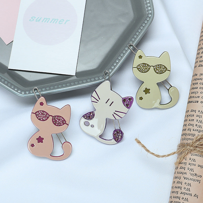 Acetate board cat hair clip (Minimo de compra 2) MYA-PeiY003