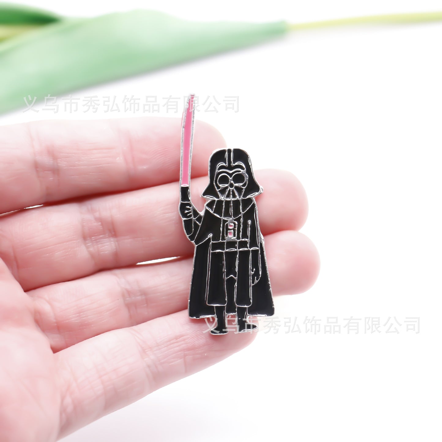 Alloy black samurai brooch (Minimo de Compra 3) MIC-XiuH010