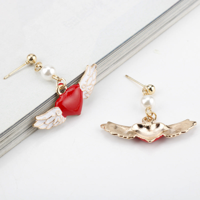 Alloy Angel Wing Earrings MYA-HeY010