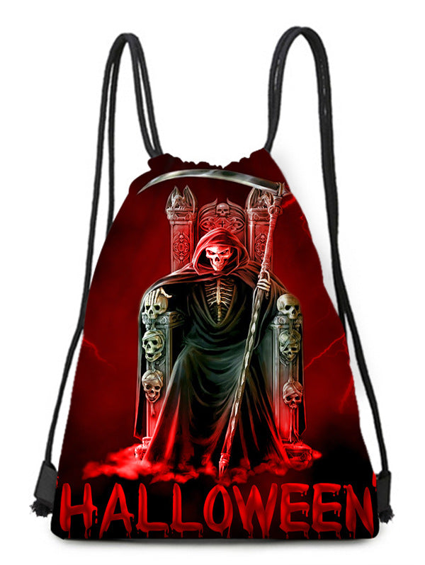 Polyester Halloween drawstring backpack (Minimo de Compra 2) MYA-QB011