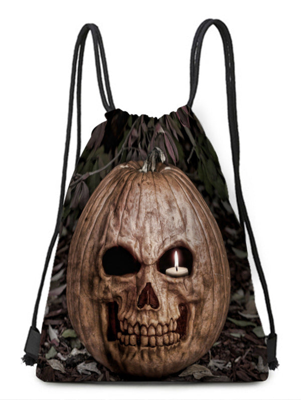 Polyester Halloween drawstring backpack (Minimo de Compra 2) MYA-QB011