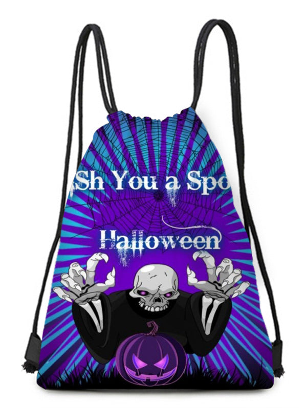 Polyester Halloween drawstring backpack (Minimo de Compra 2) MYA-QB011