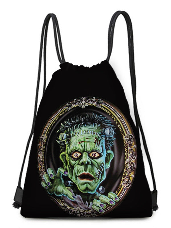 Polyester Halloween drawstring backpack (Minimo de Compra 2) MYA-QB011