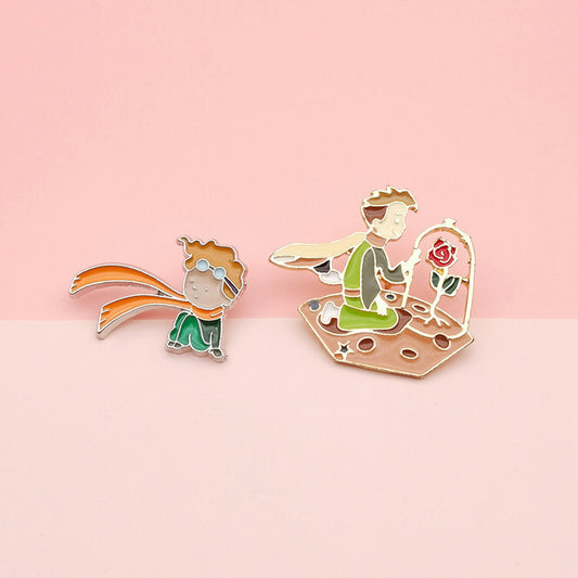 Alloy Little Prince brooch (Minimo de compra 2) MIC-FuD009