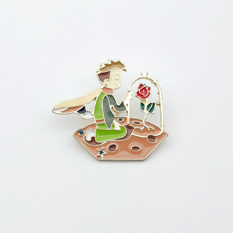 Alloy Little Prince brooch (Minimo de compra 2) MIC-FuD009