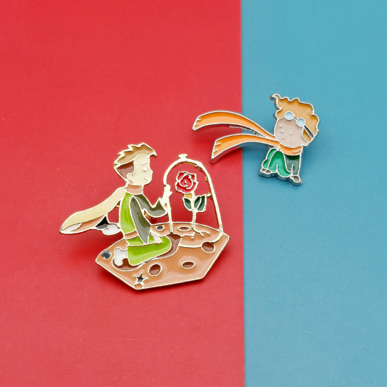 Alloy Little Prince brooch (Minimo de compra 2) MIC-FuD009