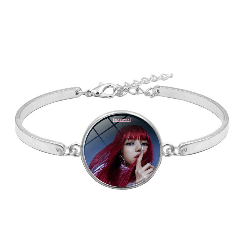 Alloy BLACKPINK Time Gem Bracelet MIC-ShuS006