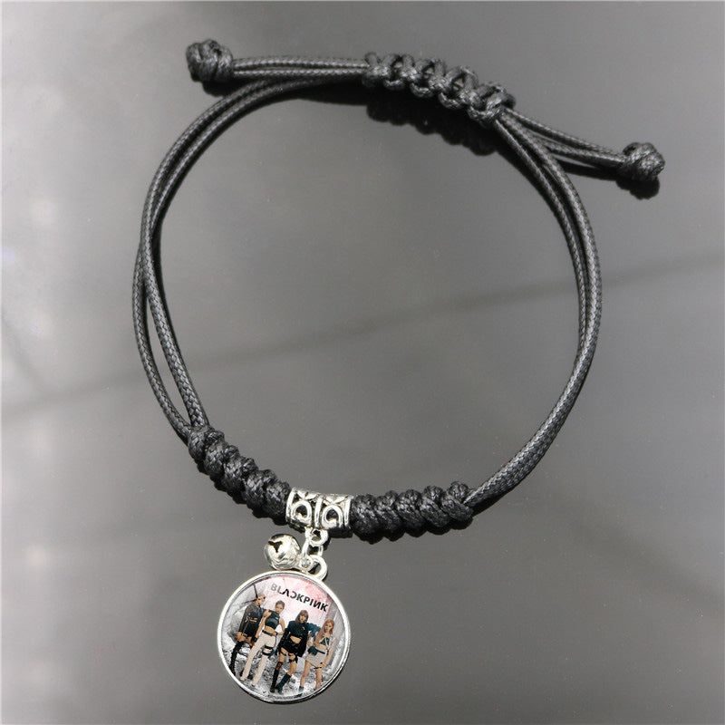 Alloy BLACKPINK Cute Woven Bracelet MIC-ShuS007