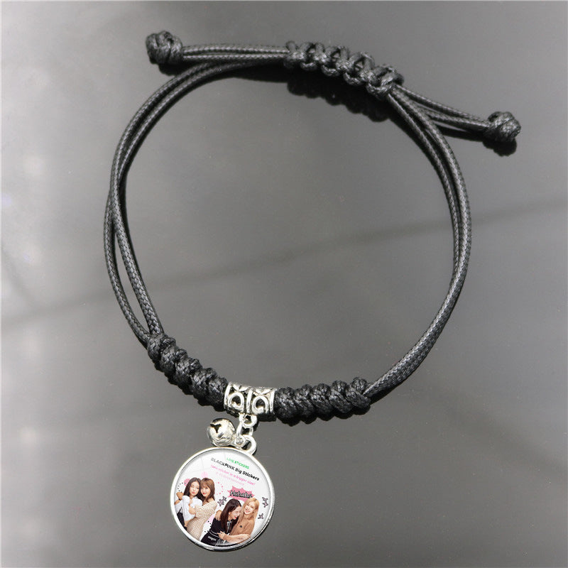 Alloy BLACKPINK Cute Woven Bracelet MIC-ShuS007