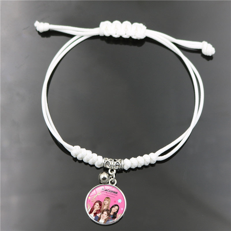 Alloy BLACKPINK Cute Woven Bracelet MIC-ShuS007