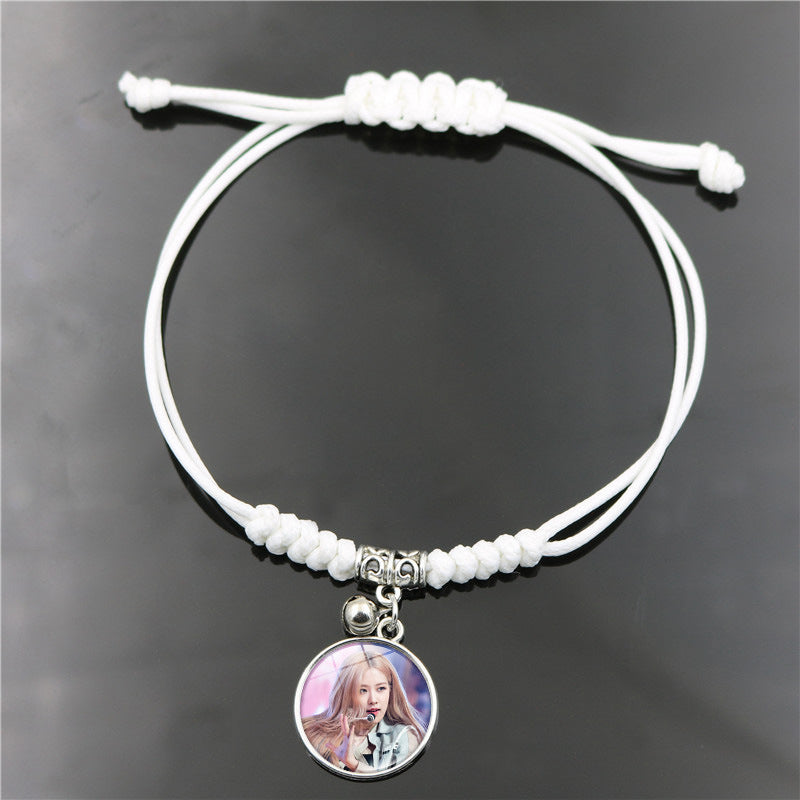 Alloy BLACKPINK Cute Woven Bracelet MIC-ShuS007