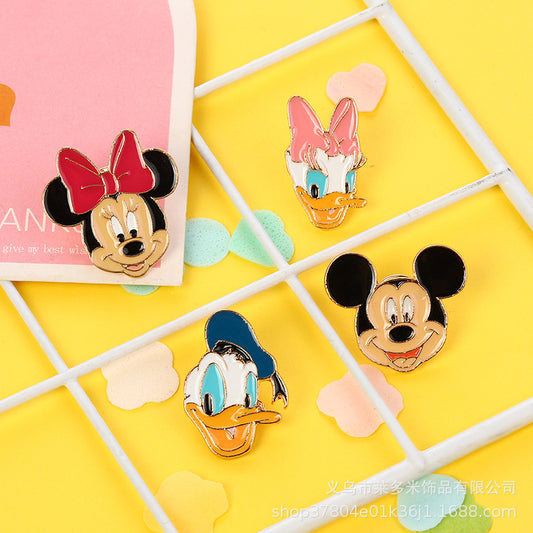 Alloy cartoon duck mouse brooch (Minimo de compra 2) MIC-LDM009