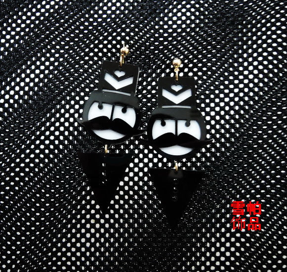 Cute Cartoon Acrylic earrings MIC-XueP003