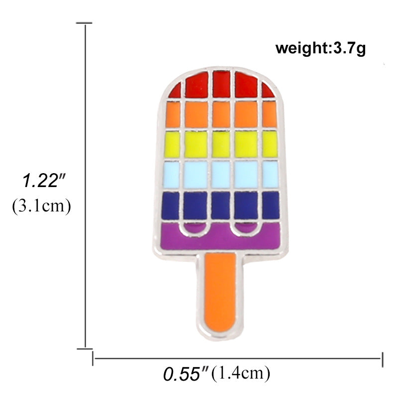 Alloy cartoon colorful flag brooch (Minimo de Compra 2) MIC-BaiF007