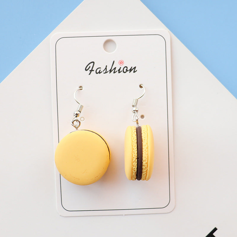 Earrings Plastic Simulation Macaron Burgers Minimo de compra 2 niqing006