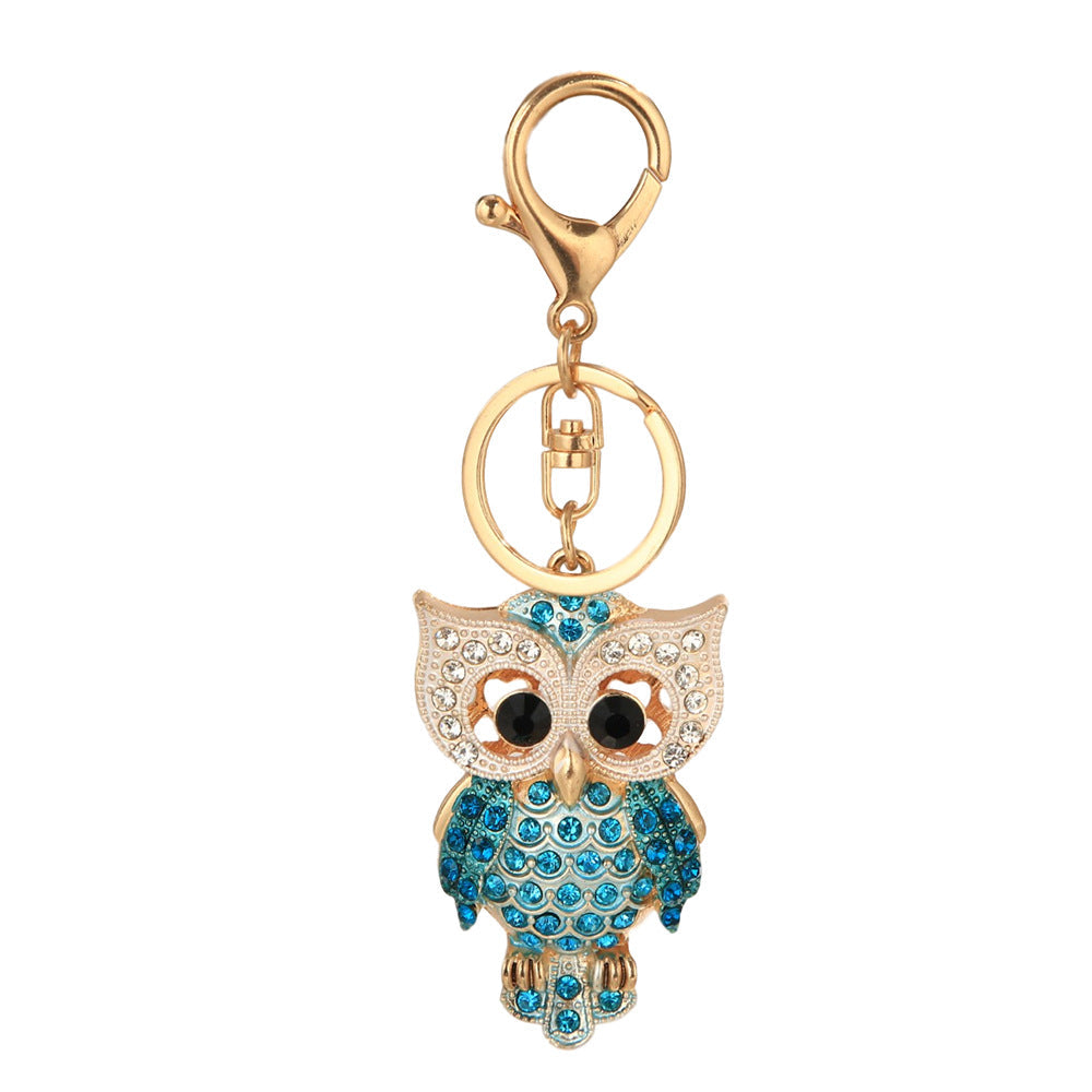 Diamond cartoon owl keychain  (Minimo de compra 2) MIC-ChaoK014