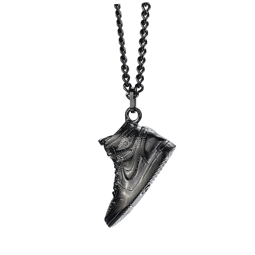 Shoe Pendant Titanium Steel Item MIC-NE-LangDi005