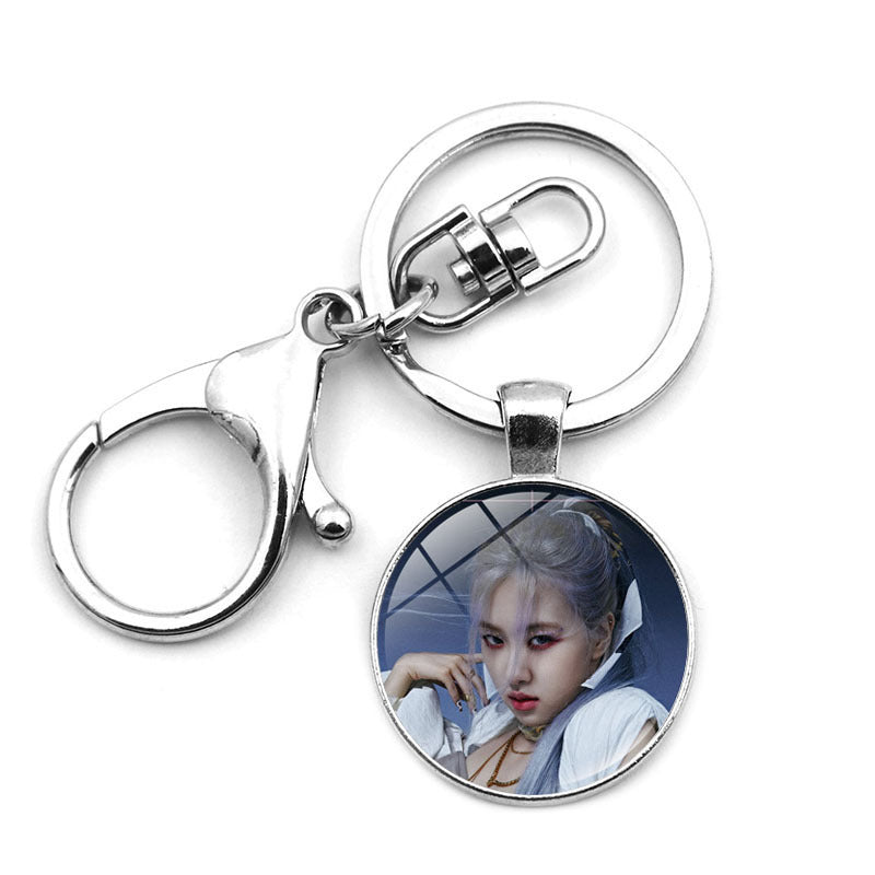 Alloy Blackpink Pink Keychain MIC-ShuS011