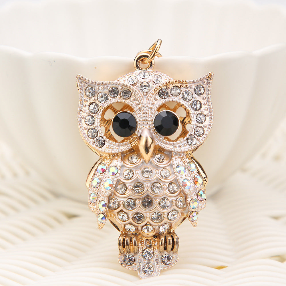 Diamond cartoon owl keychain  (Minimo de compra 2) MIC-ChaoK014