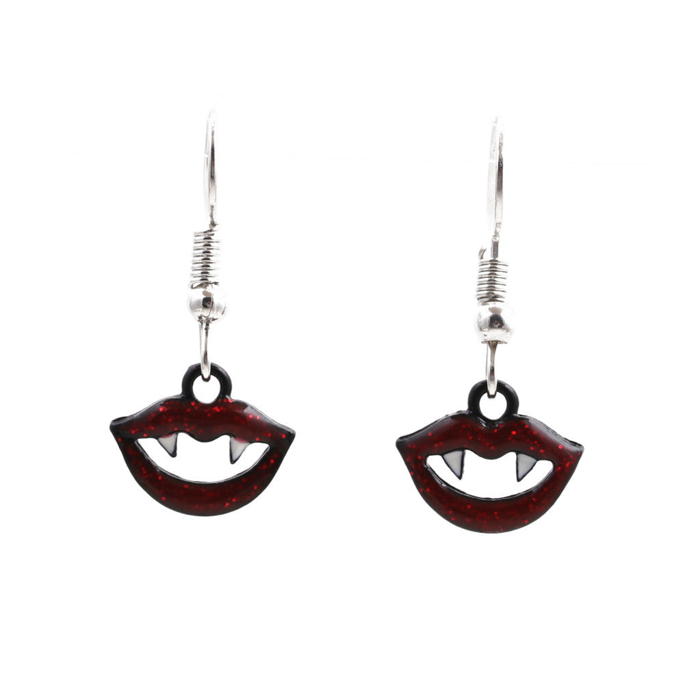 Acrylic Female Ghost Skull Pumpkin Earrings  (Minimo de Compra 2) MIC-MiL004