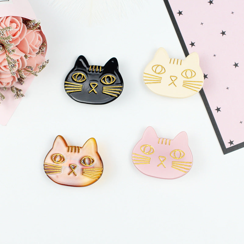 Acetate board cat hair clip (Minimo de compra 2) MIC-PeiY001