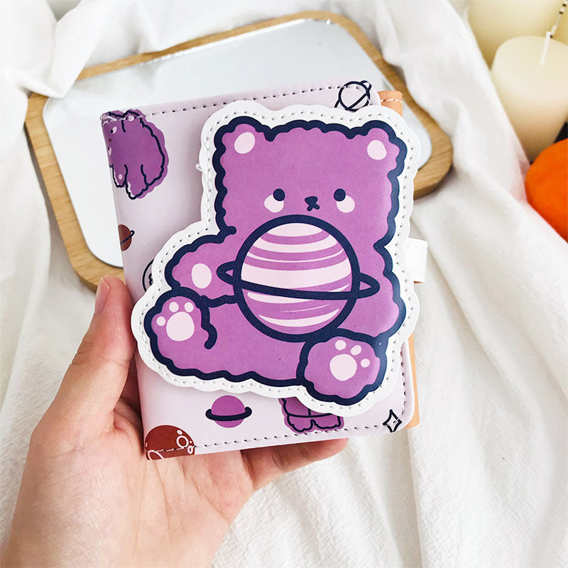 PU Cute Japanese and Korean Little Bear Zero Wallet (Minimo de compra 3) MYA-WanG003