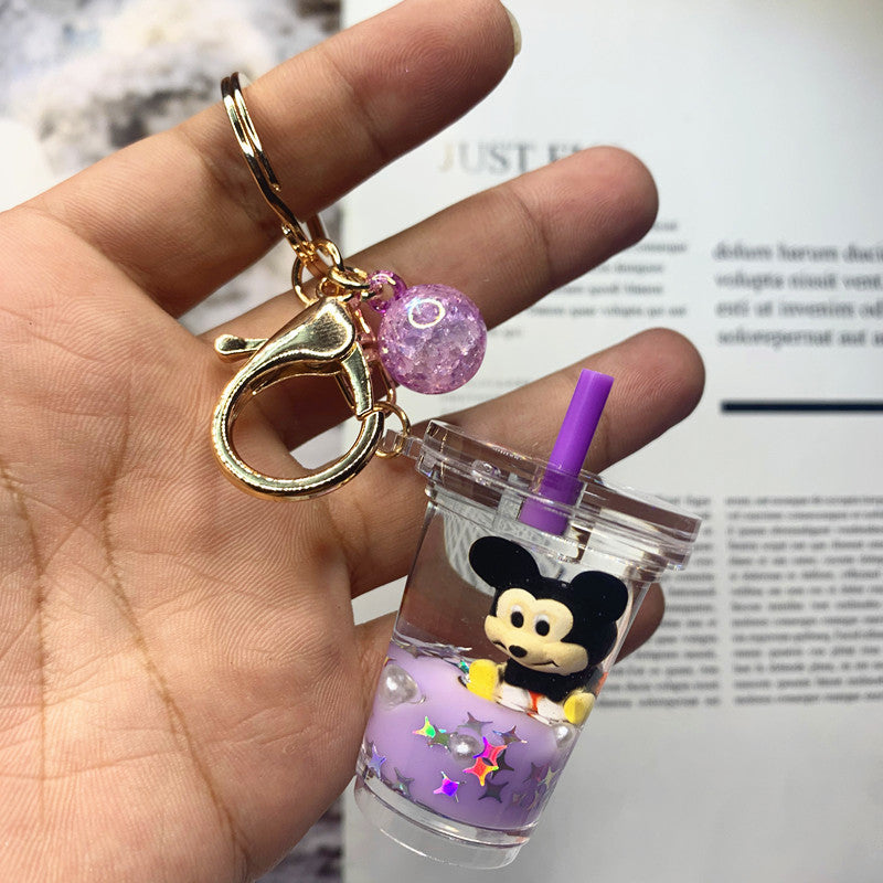 Keychains Acrylic Hardware Drift Bottle Oiled Cute Cartoon (M) DMF037