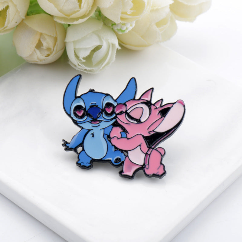 Alloy anime peripheral brooch MIC-HeY005