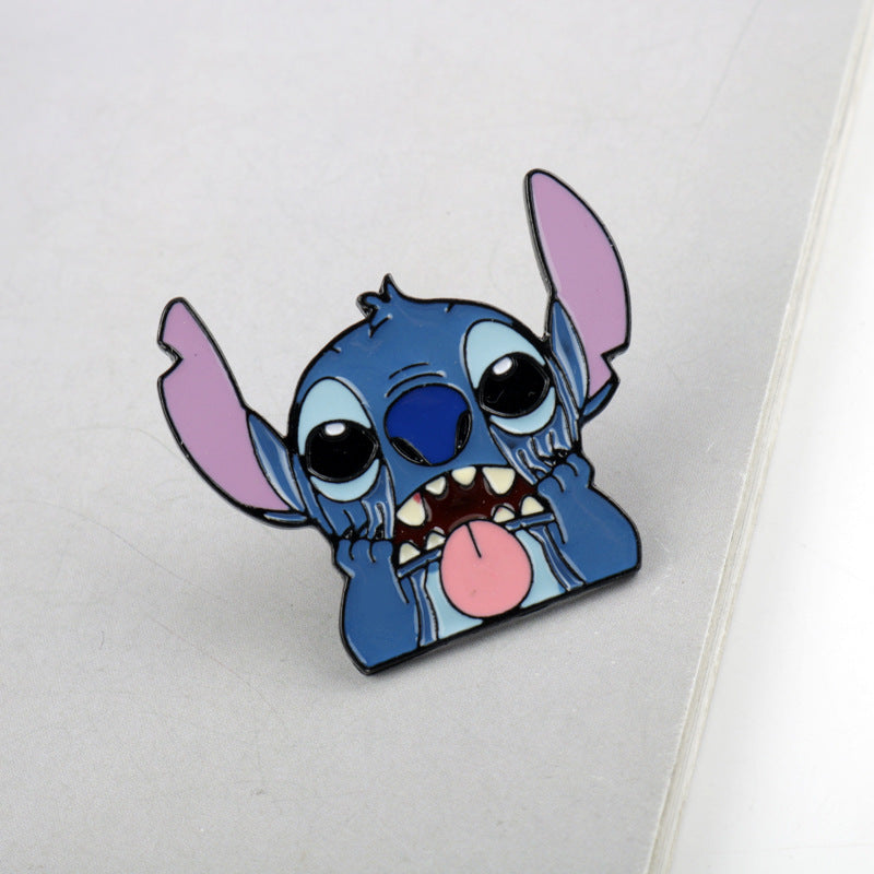 Alloy anime peripheral brooch MIC-HeY005