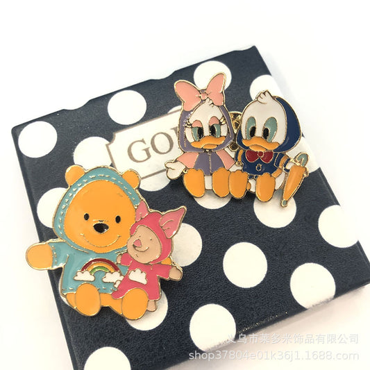 Alloy cartoon cute brooch (Minimo de compra 2) MIC-LDM011