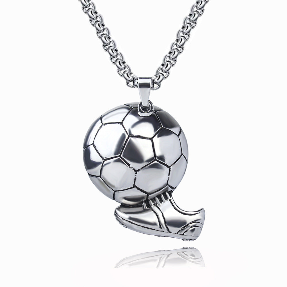 Necklaces Alloy Stainless Steel Matching Chain Football 2022 Qatar World Cup NingL001