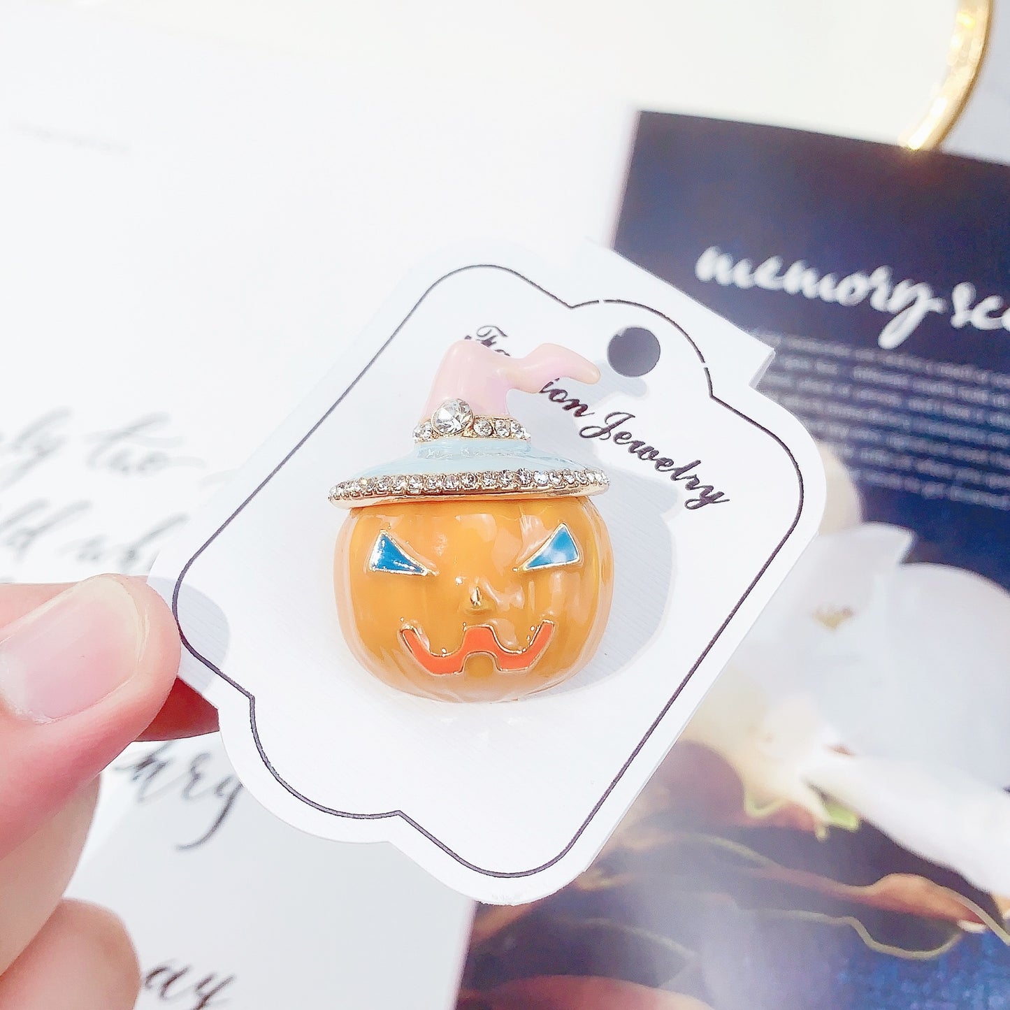 Alloy Halloween pumpkin brooch (Minimo de compra 2) MYA-YiM041