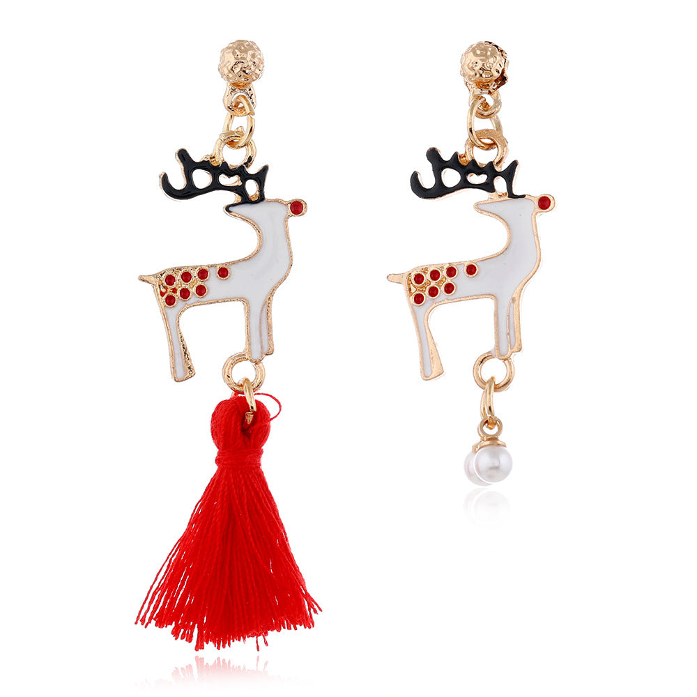 Alloy Christmas series earrings (Minimo de Compra 2) MIC-ZuanL010