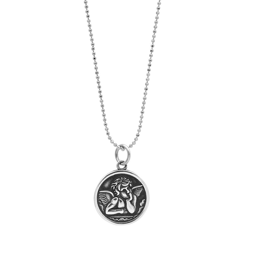 S925 silver material angel baby necklace MIC-DeL005