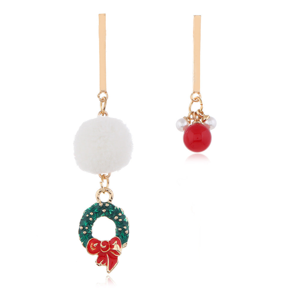 Alloy Christmas series earrings (Minimo de Compra 2) MYA-ZuanL009