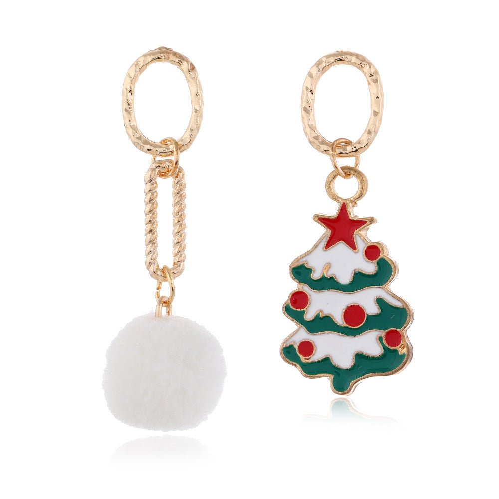 Alloy Christmas series earrings (Minimo de Compra 2) MYA-ZuanL009