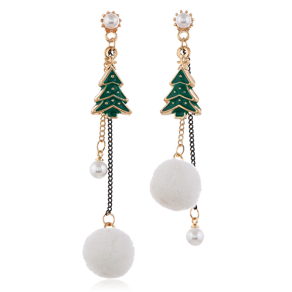 Alloy Christmas series earrings (Minimo de Compra 2) MIC-ZuanL014