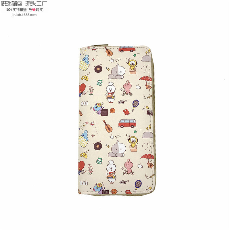 PU cartoon wallet (Minimo de compra 3) MIC-JiR034