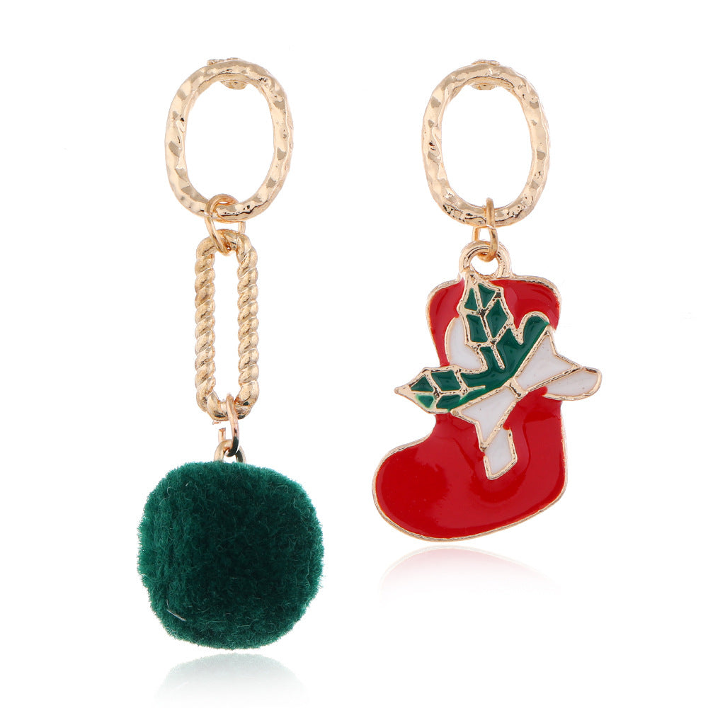 Alloy Christmas series earrings (Minimo de Compra 2) MYA-ZuanL009