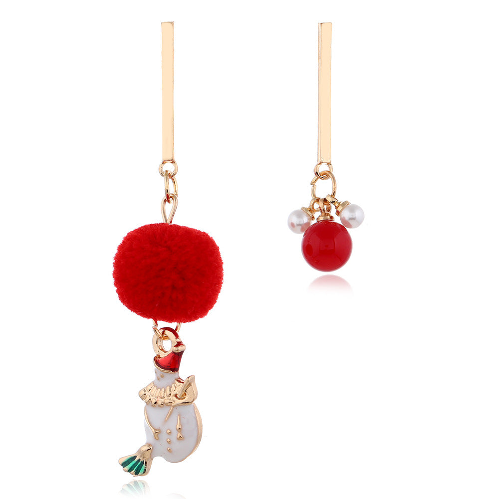 Alloy Christmas series earrings (Minimo de Compra 2) MYA-ZuanL009