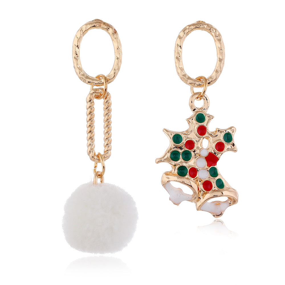 Alloy Christmas series earrings (Minimo de Compra 2) MYA-ZuanL009