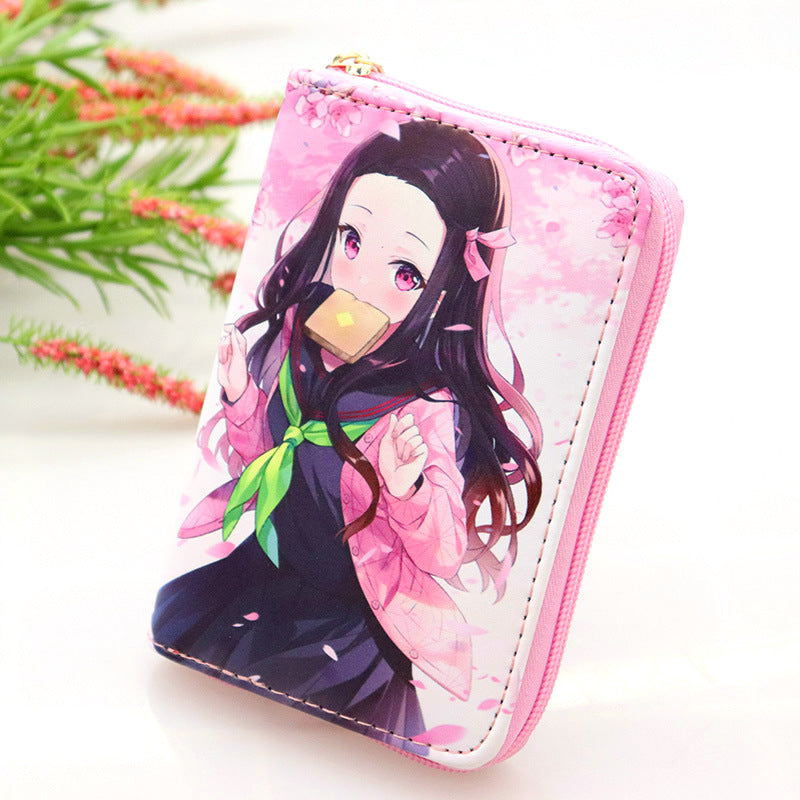 PU Ghost Destruction Blade Cartoon Wallet (Minimo de compra 3) MYA-ShengX015