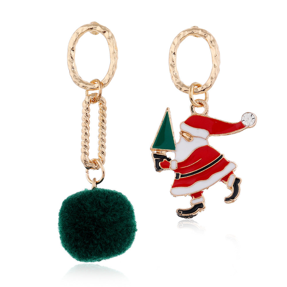 Alloy Christmas series earrings (Minimo de Compra 2) MYA-ZuanL009